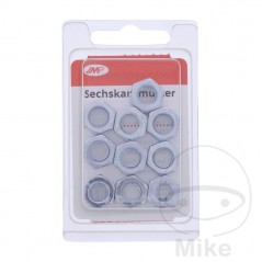 JMP Pack 10 galvanized nuts M8 KL8 479.01.51