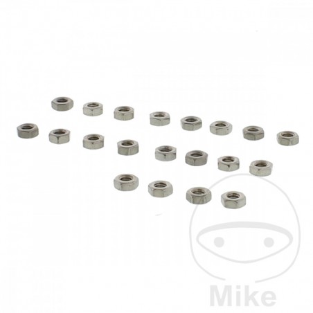 DRESSELHAUS Game 20 nuts A2 DIN 934 M4X0.7 775.10.53