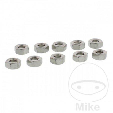 DRESSELHAUS Juego 10 tuercas A2 DIN 934 M8X1.25 775.10.56