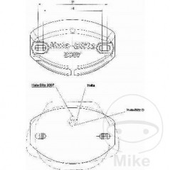BLITZ led warning light HULA 2007 166.00.18