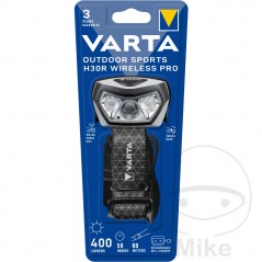 VARTA Outdoor Sports Rechargeable Headlamp H30R 400 LUMEN 156.01.48