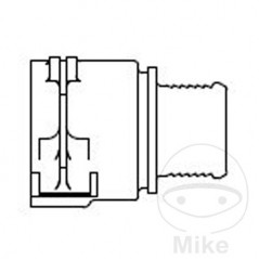 Pack of 4 couplings for radiator NW25 467.22.26