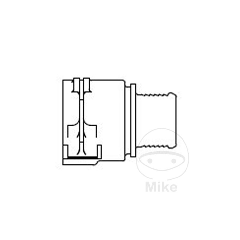 Pack of 4 couplings for radiator NW25 467.22.26