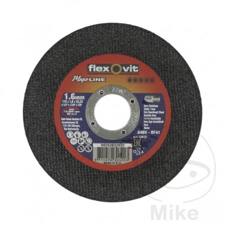 FLEXOVIT Disco de corte 115X1.6 564.67.57