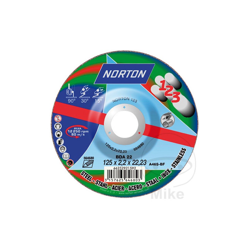 NORTON Cutting disc 115X2.2 MM 1-2-3 564.73.34