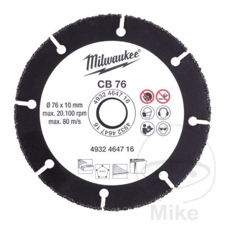 MILWAUKEE Cutting disc 76 MM 685.03.67