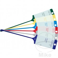 Pack 100 llaveros de plástico 298.00.10VAR