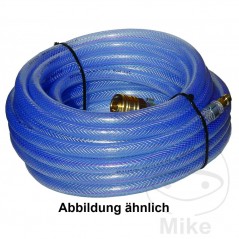Compressed air hose with safety coupling and nozzle GEWEBE LW9 5 M 656.00.57