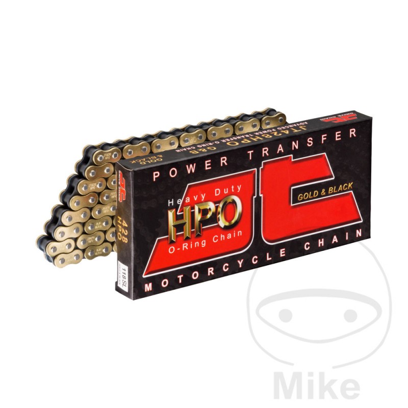 JT DRIVE CHAIN Cadena moto abierta enganche clip O RING GB428HPO/134 754.03.47