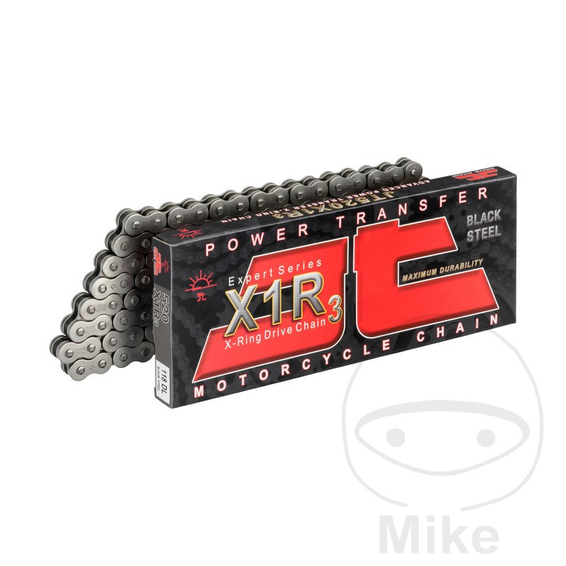 JT DRIVE CHAIN Dual hitch open motorcycle X RING 520X1R3/120 754.04.15