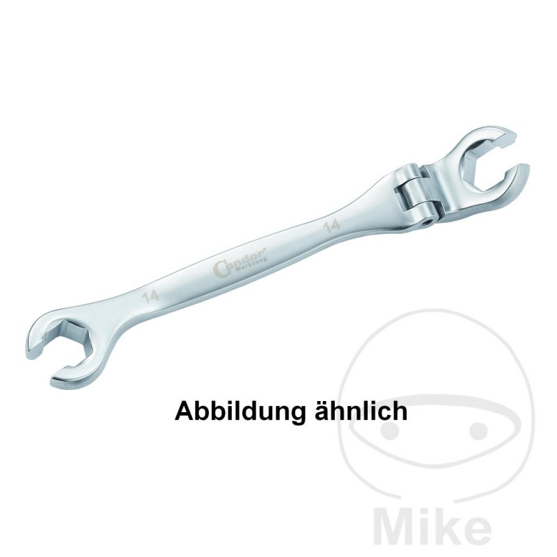 CONDOR Llave articulada para latiguillos de freno 10 MM 604.01.25