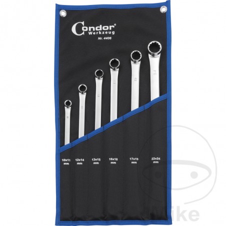 CONDOR Set of 6 star wrenches 10-24 MM 604.02.57