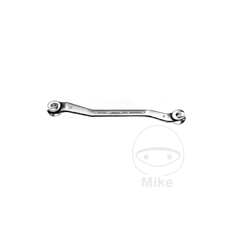 HAZET Llave de estrella doble abierta 10 X 11 604.36.57