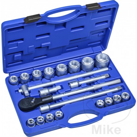 CONDOR Set of 21 socket wrenches 3/4 19-50 MM 605.02.23