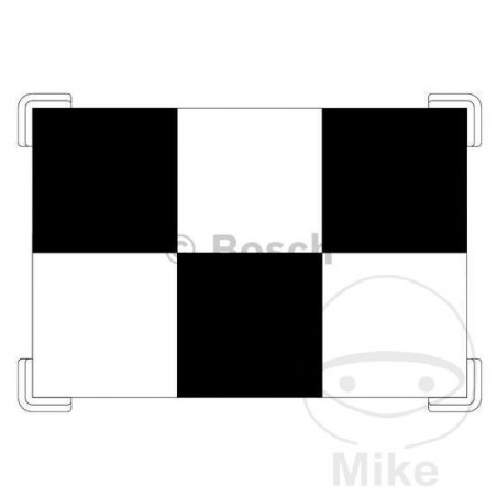 BOSCH calibration card DAS3000 668.04.28