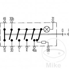 HELLA emergency switch 145.12.36