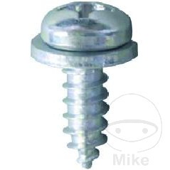JMP Pack 10 screws for license plate 5.5 481.05.64VAR