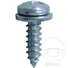 JMP Pack 10 screws for license plate 5.5 481.05.64VAR