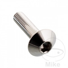 JMP Tornillo hexagonal de acero inoxidable cabeza alomada Ø12 MM M5X0.8 V4A 775.31.19VAR