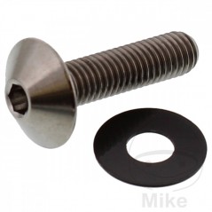 JMP Tornillo de cabeza ovalada titanio Ø12 MM M5X0.8 775.86.61VAR