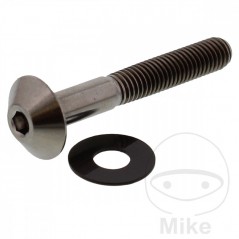 JMP Tornillo de cabeza ovalada titanio Ø12 MM M5X0.8 775.86.61VAR