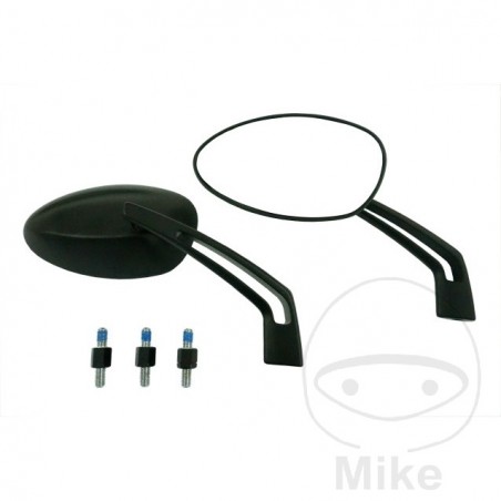 JMP Juego espejos retrovisores de moto universales M10 713.06.16