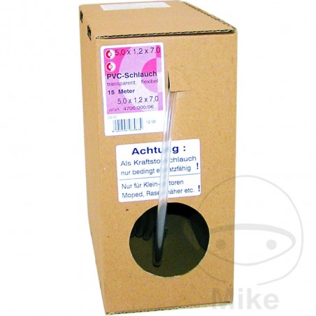 Hose PVC 4.0X6.0 MM 15 M 467.07.66