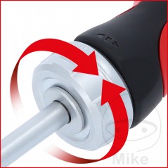 KS TOOLS 12 in 1 screwdriver DE TRINQUETE 632.02.34