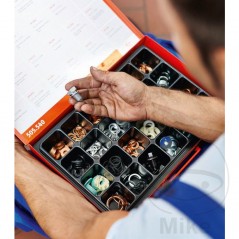 ELRING Pack 323 oil drain plugs + gaskets 457.00.69