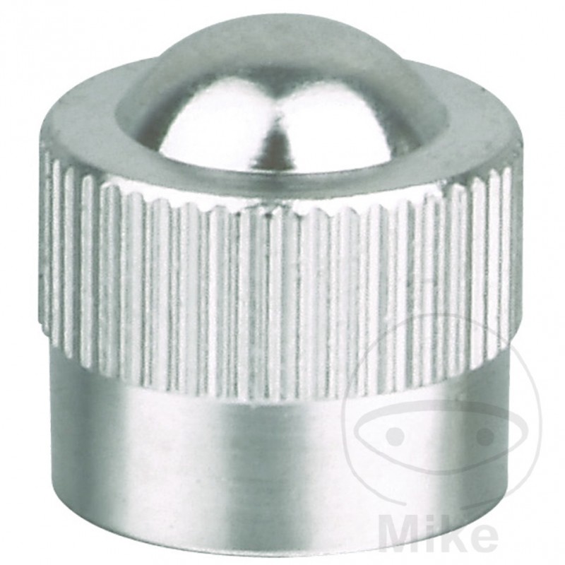 Set of 10 metal valve nuts for tires 519.05.56