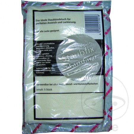 Pack 5 antistatic cloths for dust 551.51.19