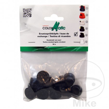 COLORMATIC Set of 10 paint spray heads 581.50.02