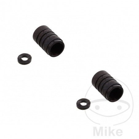 Juego 2 tuercas de válvula aluminio para neumáticos 775.24.01