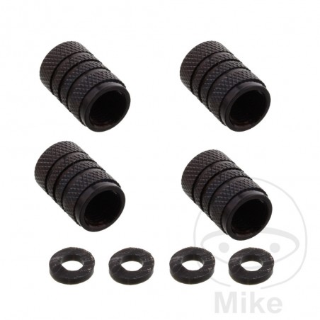 Juego 4 tuercas de válvula aluminio para neumáticos 775.24.08VAR