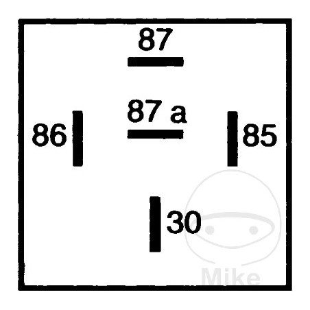 Relé de cambio 5 polos 12V 40A 108.02.73