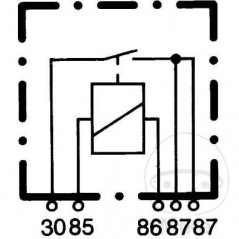 closing relay 12V 2 X 87 108.20.49