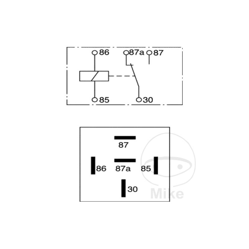Relé de cambio 5 polos 24V 20A 118.00.52