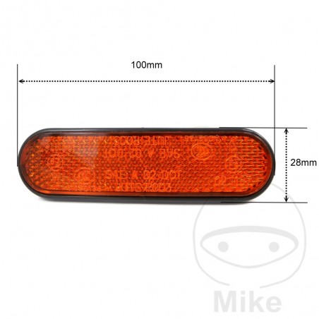 JMP Reflector catadióptrico ovalado para remolque 705.14.72