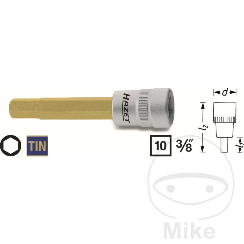 HAZET allen socket 75 MM 3/8 8 605.50.24