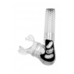 CRESSI ALPHA ULTRA DRY snorkel breathing tube | Anti-splash valve and anatomical mouthpiece AES 258020