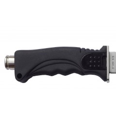 CRESSI Cuchillo de buceo SKORPION - Hoja acero inoxidable templado, empuñadura anatómica Soft Grip y sistema enganche rápido BRC