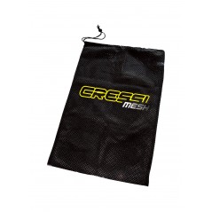 CRESSI Bolsa malla autodrenante - Saco de con cincha y estrangulador cerrado BUA 924602