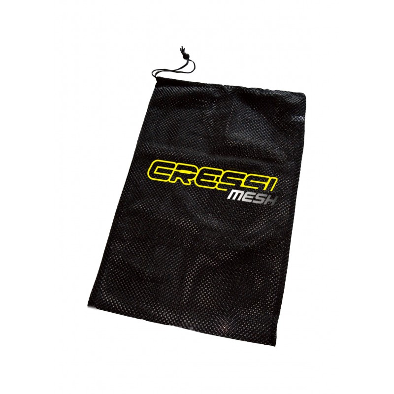 CRESSI Bolsa malla autodrenante - Saco de con cincha y estrangulador cerrado BUA 924602