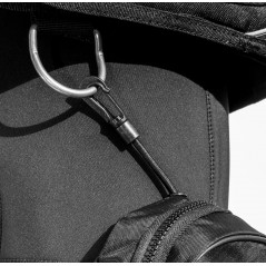 CRESSI Bolsa de pierna LEG POCKET para buceo - Bolsillo portaobjetos 1 L con doble cincha elástica y cabo seguridad BUA 928000