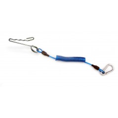 CRESSI Accesorio de buceo extensor con ánima acero inoxidable mosquetón y pinza fijación a cabo fondeo | Marca EJA 200012