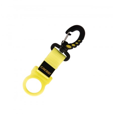 CRESSI silicone octopus holder with carabiner for diving EJA 200115