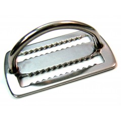 CRESSI Accesorio de buceo - Hebilla inoxidable antideslizante con argolla ETA 650002