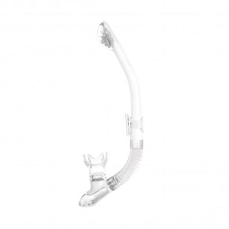 MARES Tubo de snorkel y buceo ERGO DRY - Extremo superior seco boquilla ergonómica 411481BLA