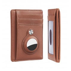 TUDETIC Card Holder Wallet with AirTag - Keep your valuables safe and located TUD-WAT-NEGRVAR