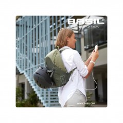 BASIL Mochila antirrobo B-SAFE COMMUTER USB HOOK-ON LED NORDLICHT 13 L de 702688VAR